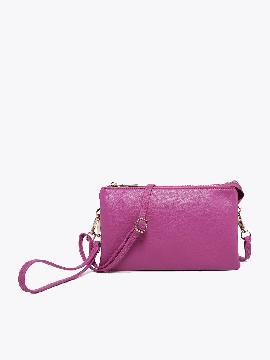 Riley Monogrammable 3 Compartment Crossbody/Wristlet