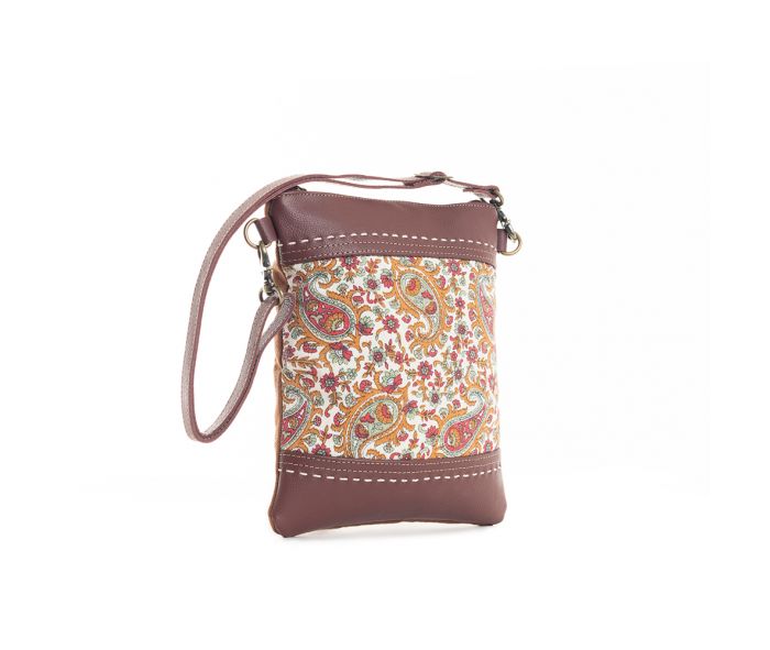 Paisley Pointe Crossbody Bag by Myra