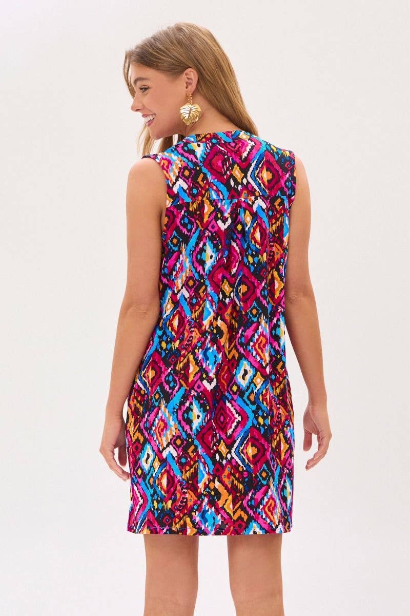Fair Isle Chic Mini Dress
