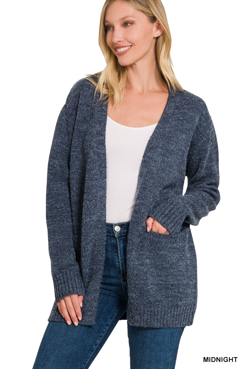 Sweater Cardigan with Pockets