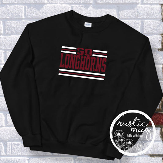 Youth Go Longhorns Crew Sweatshirt