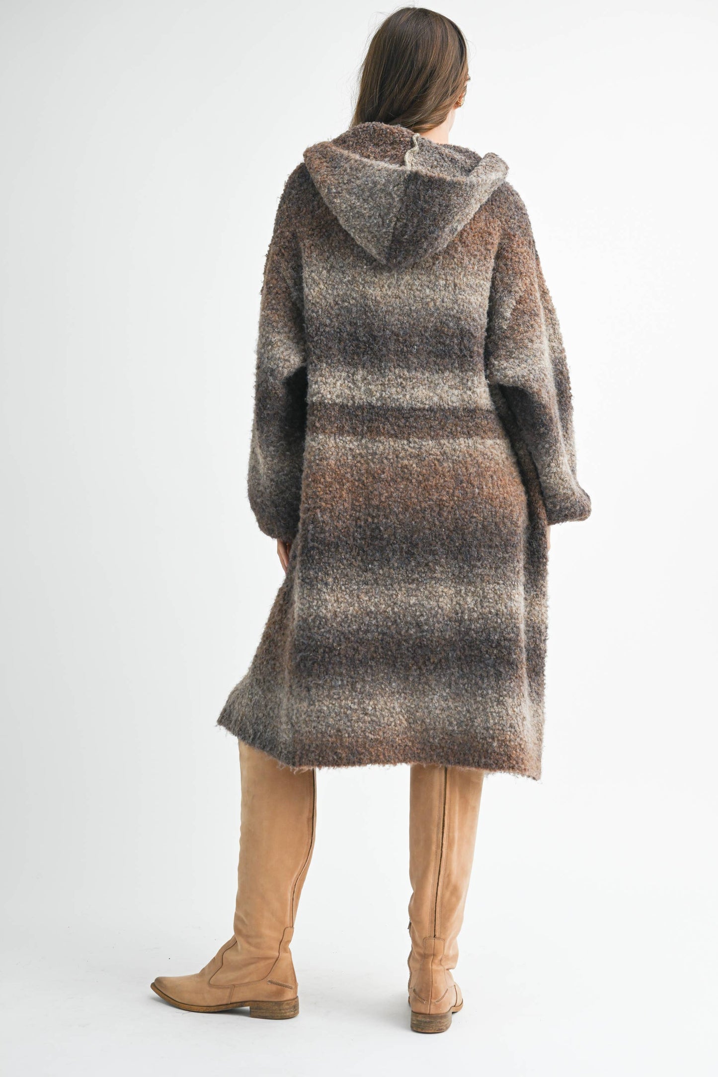 Nelsi Hooded Knit Cardigan