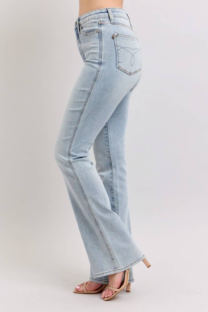 Lt Wash High Waisted Tummy Control Bootcut by Judy Blue