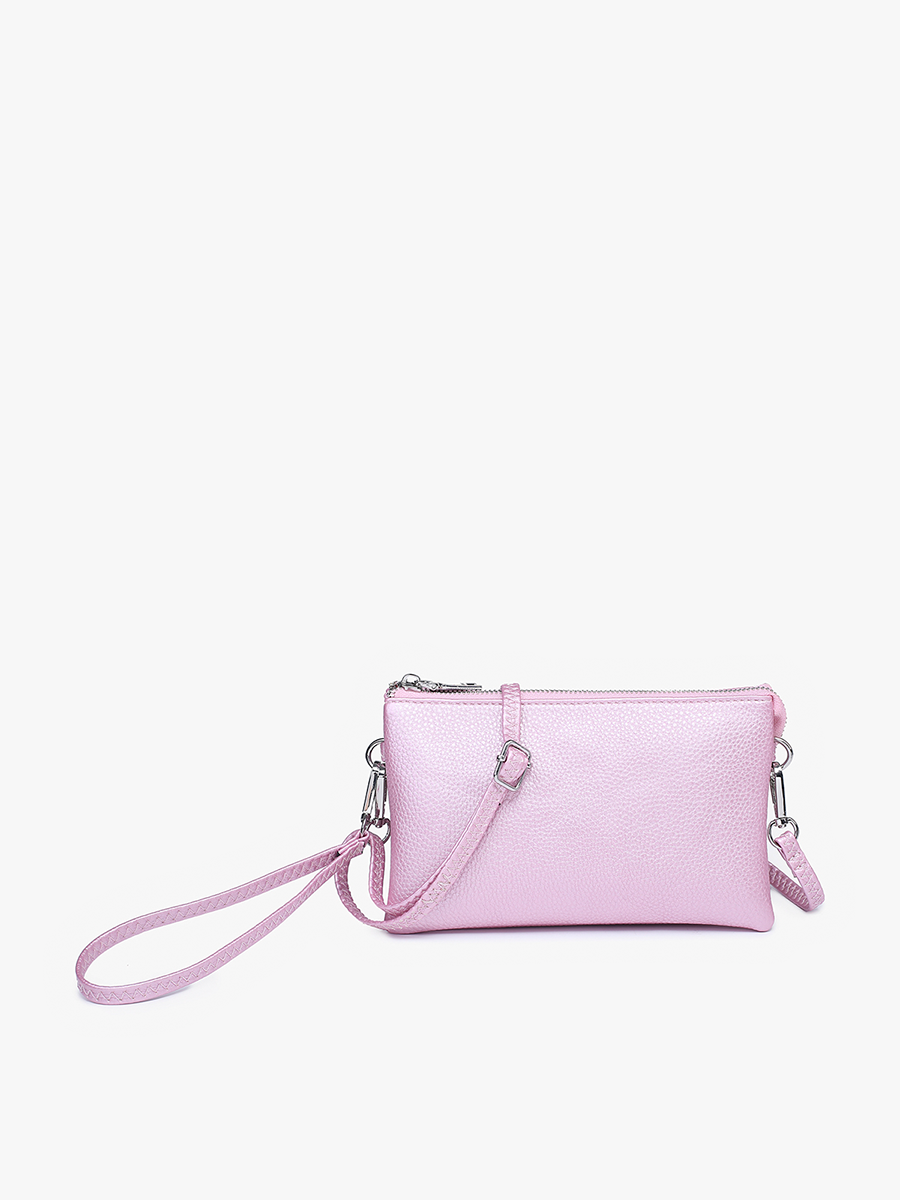 Riley Monogrammable 3 Compartment Crossbody/Wristlet