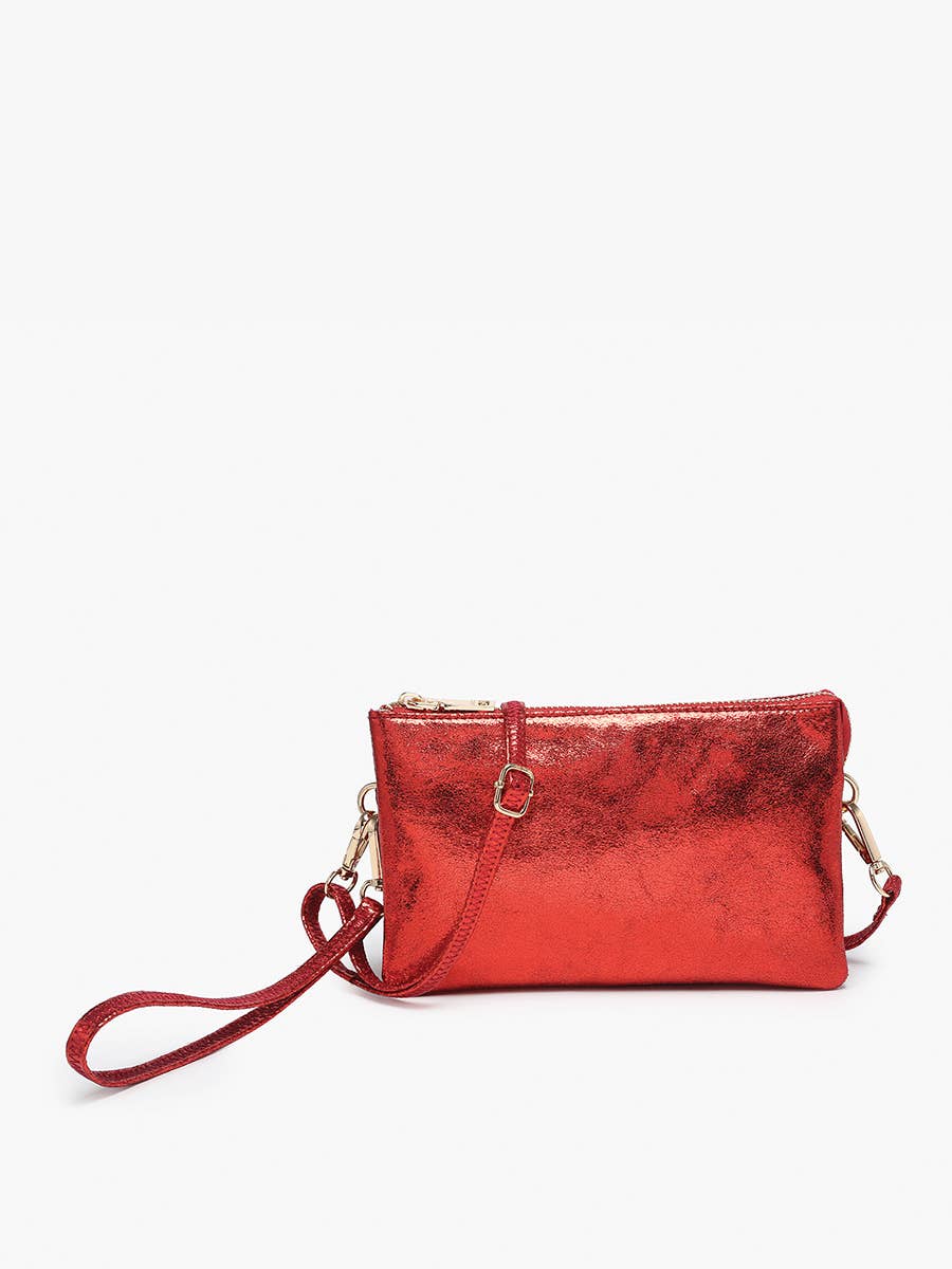 Riley Monogrammable 3 Compartment Crossbody/Wristlet