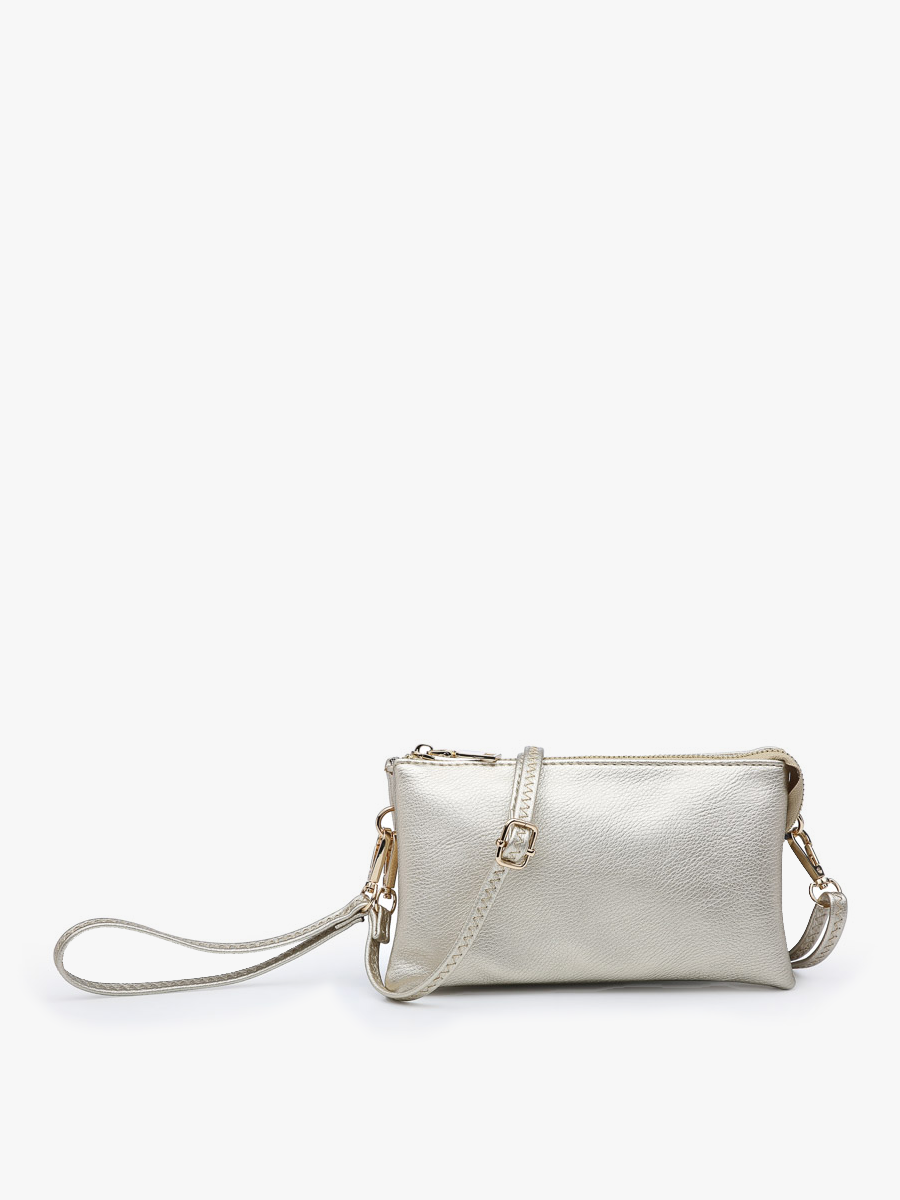 Riley Monogrammable 3 Compartment Crossbody/Wristlet