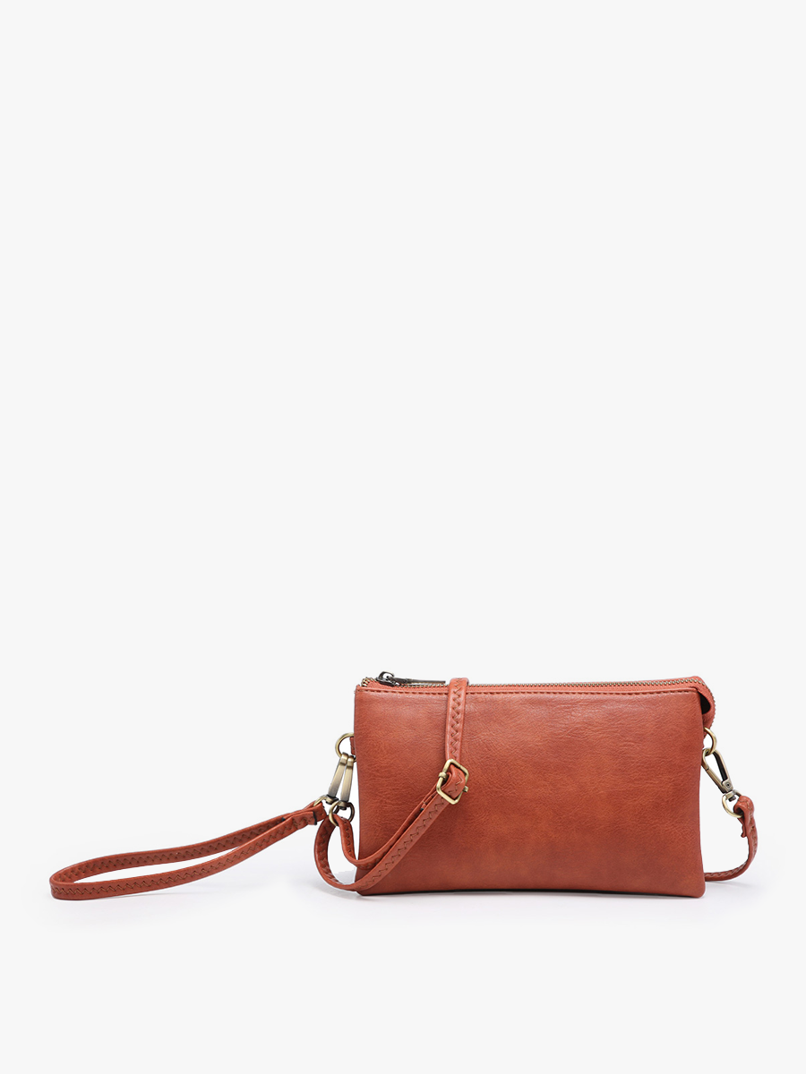 Riley Monogrammable 3 Compartment Crossbody/Wristlet