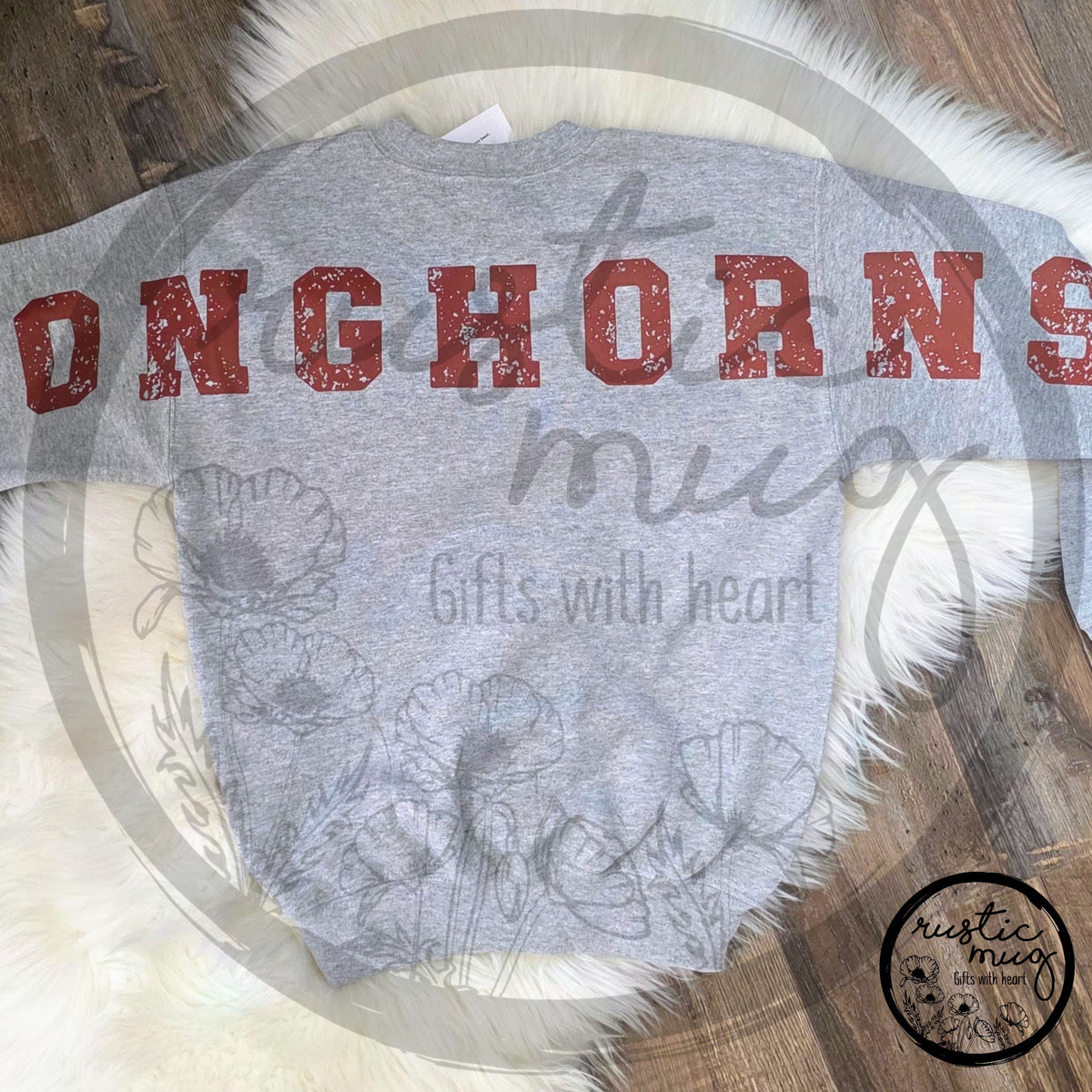 Youth Longhorn Sleeve to Sleeve Sweatshirt