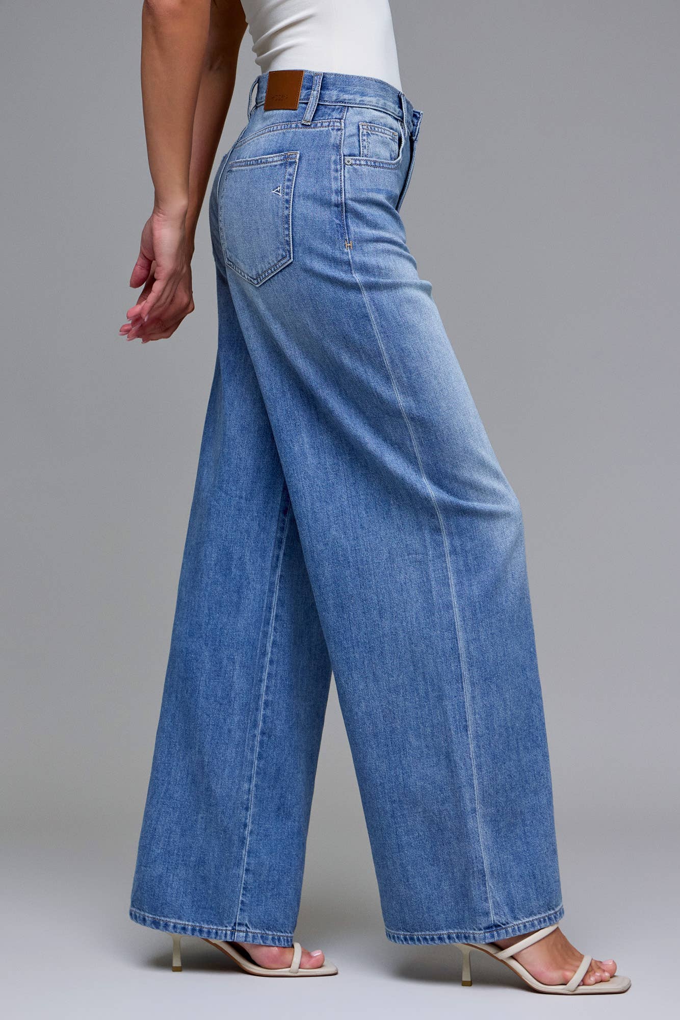 Nori Super Soft Wide Leg Jeans by Hidden