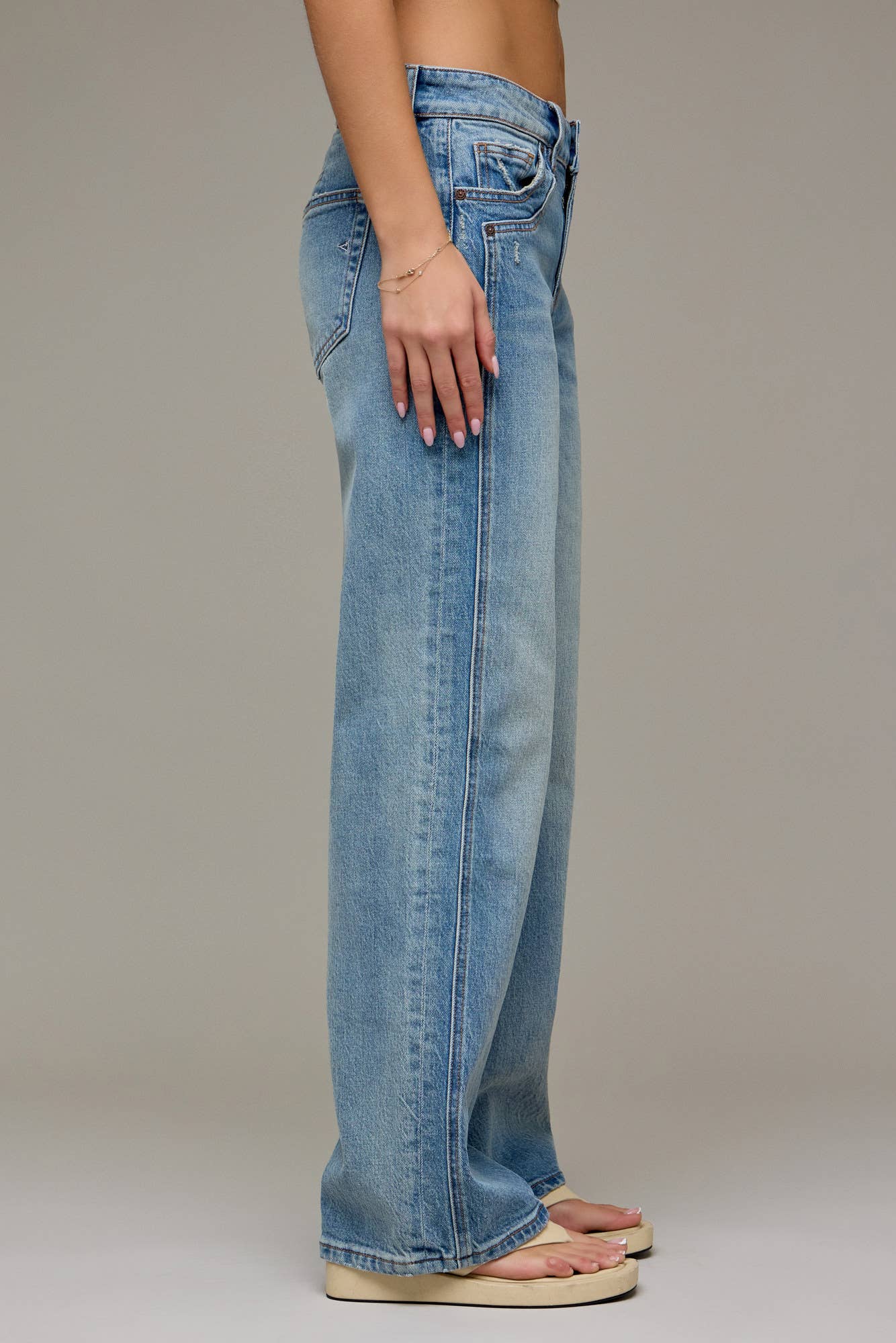 Logan Hi Rise Classic Dad Jean by Hidden