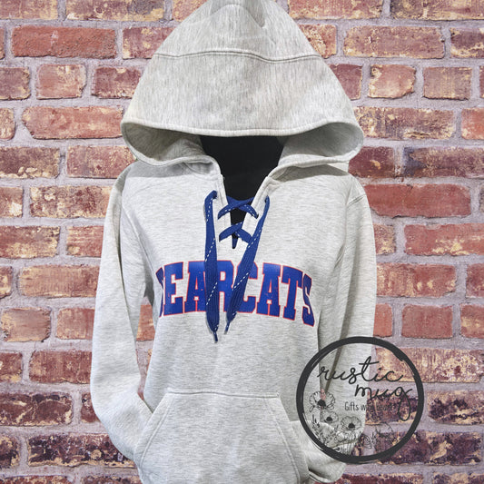 Bearcat Lace Up Hoodie