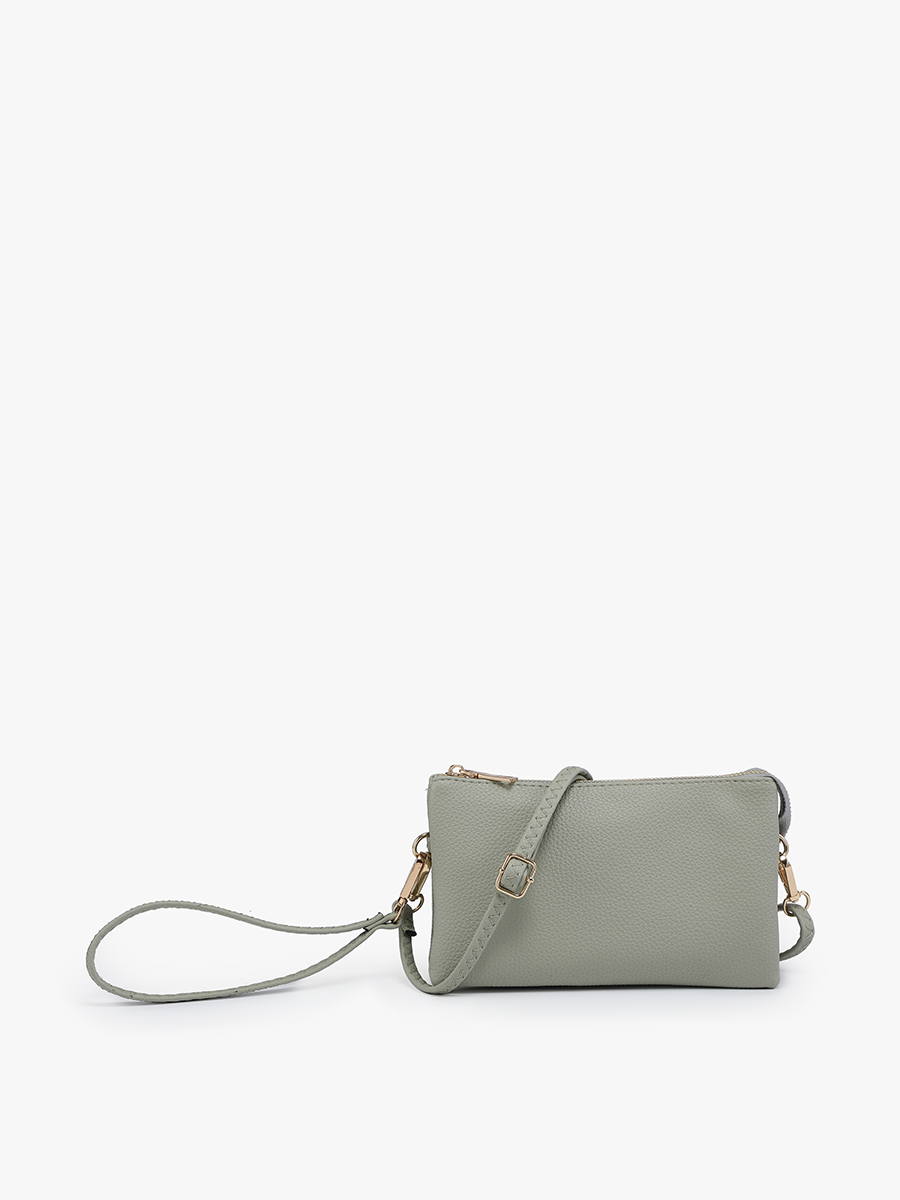 Riley Monogrammable 3 Compartment Crossbody/Wristlet