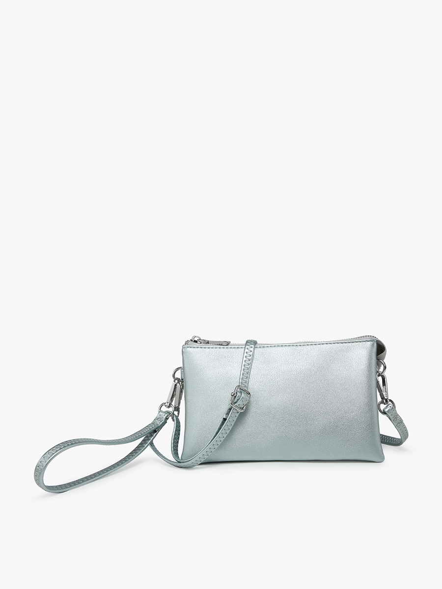 Riley Monogrammable 3 Compartment Crossbody/Wristlet