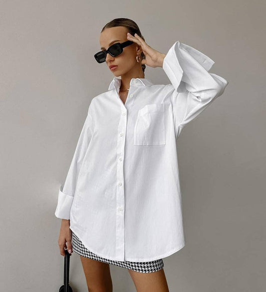 Lapel Collar Button Down Shirt