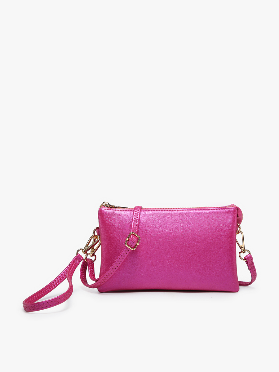 Riley Monogrammable 3 Compartment Crossbody/Wristlet