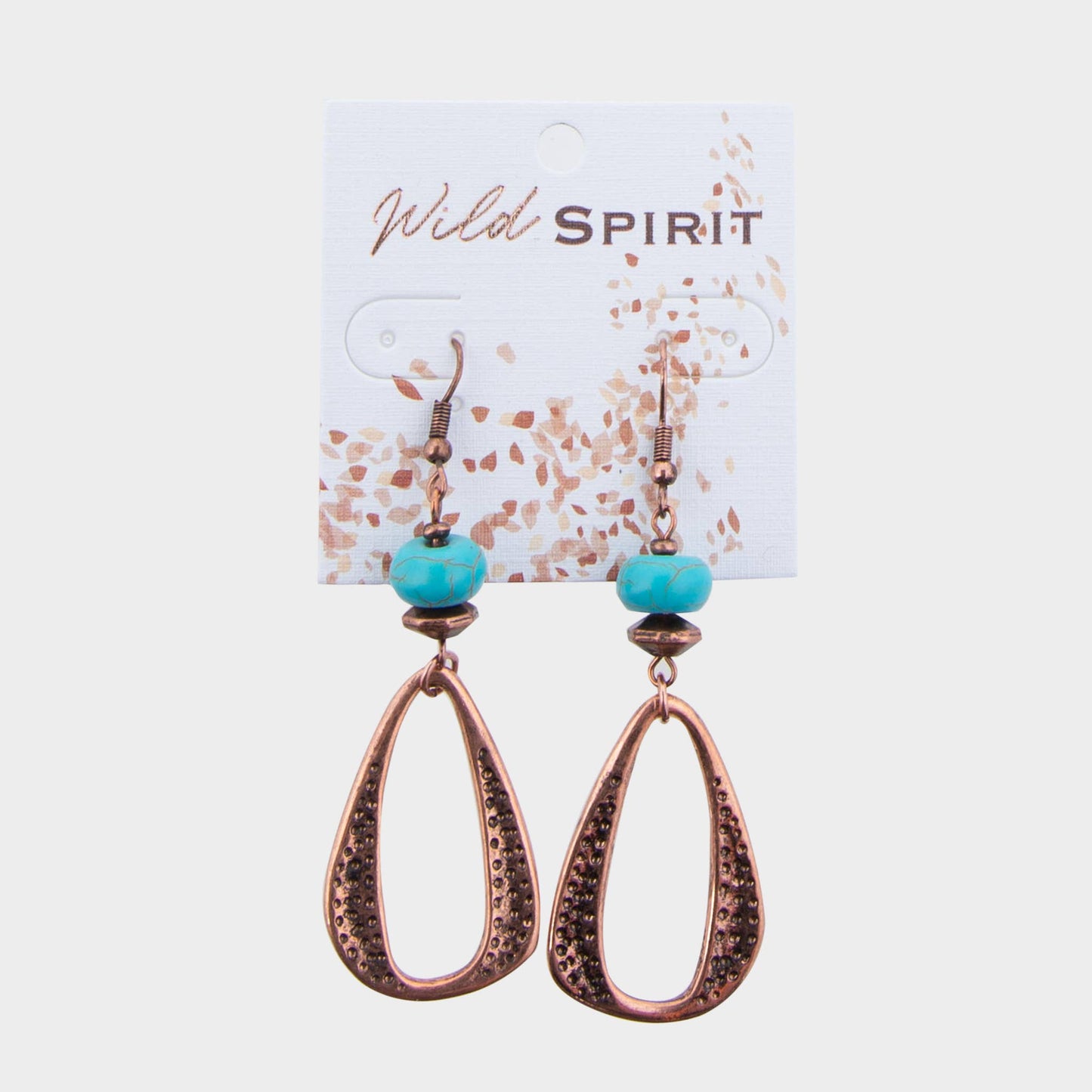 Wild Spirit Turquoise Western Drop Earrings