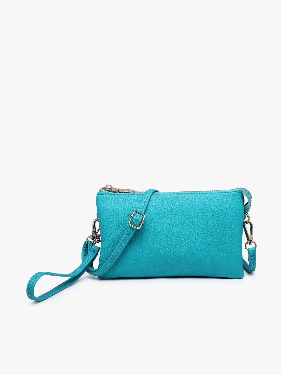 Riley Monogrammable 3 Compartment Crossbody/Wristlet