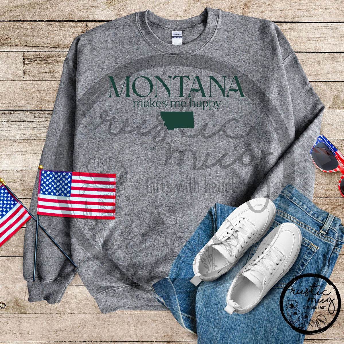 Montana Makes Me Happy Sweatshirt