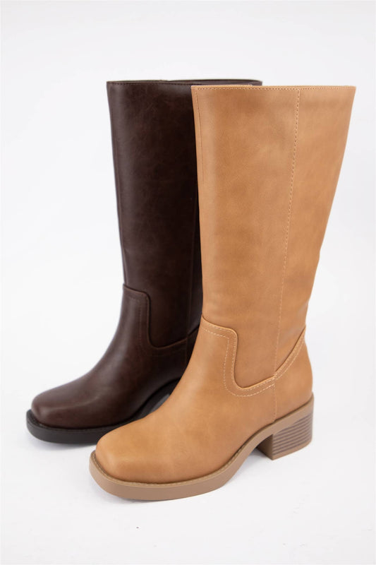 Belvin Low Block Heel Boot