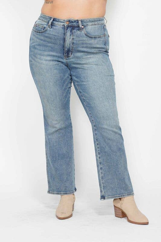 Plus Size HW Bootcut w/ Short Inseam by Judy Blue