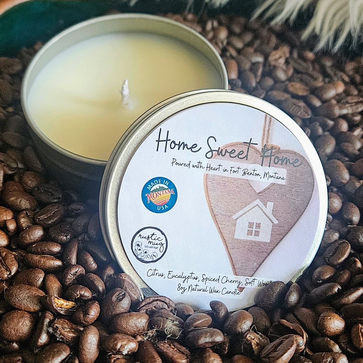 8oz Hand Poured Candles