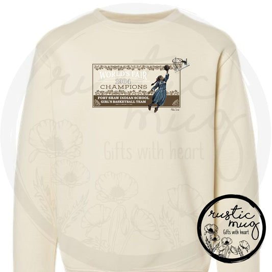Youth Basketball Mural Sweatshirt