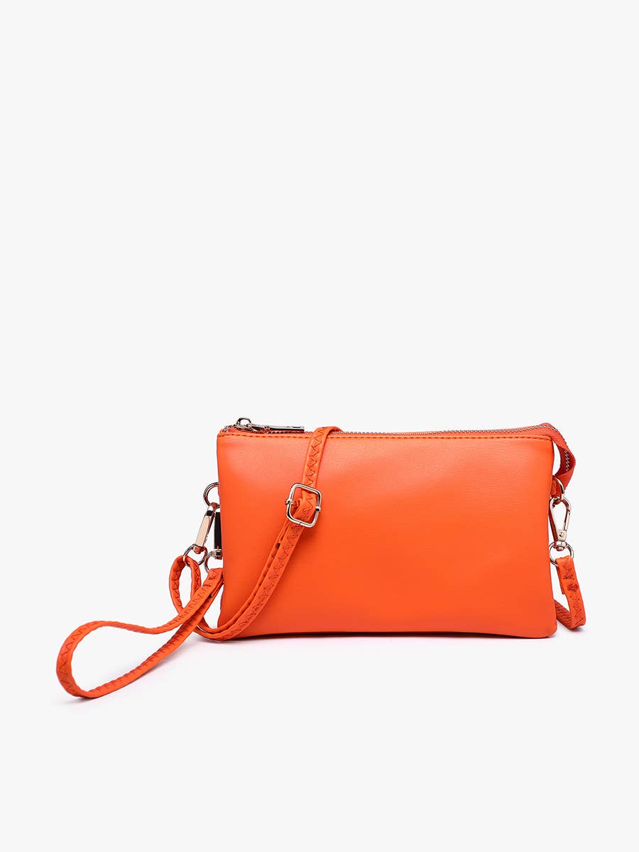 Riley Monogrammable 3 Compartment Crossbody/Wristlet