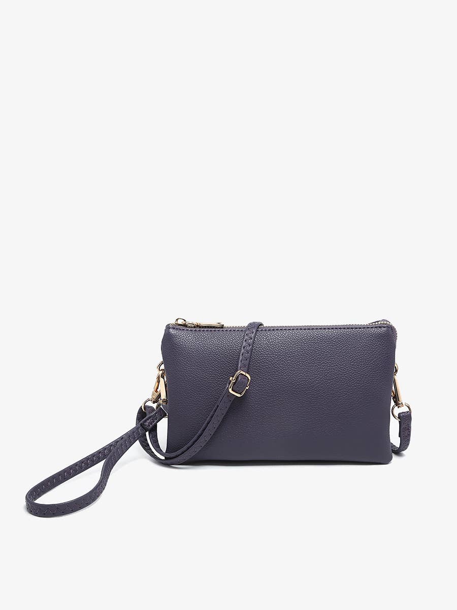Riley Monogrammable 3 Compartment Crossbody/Wristlet
