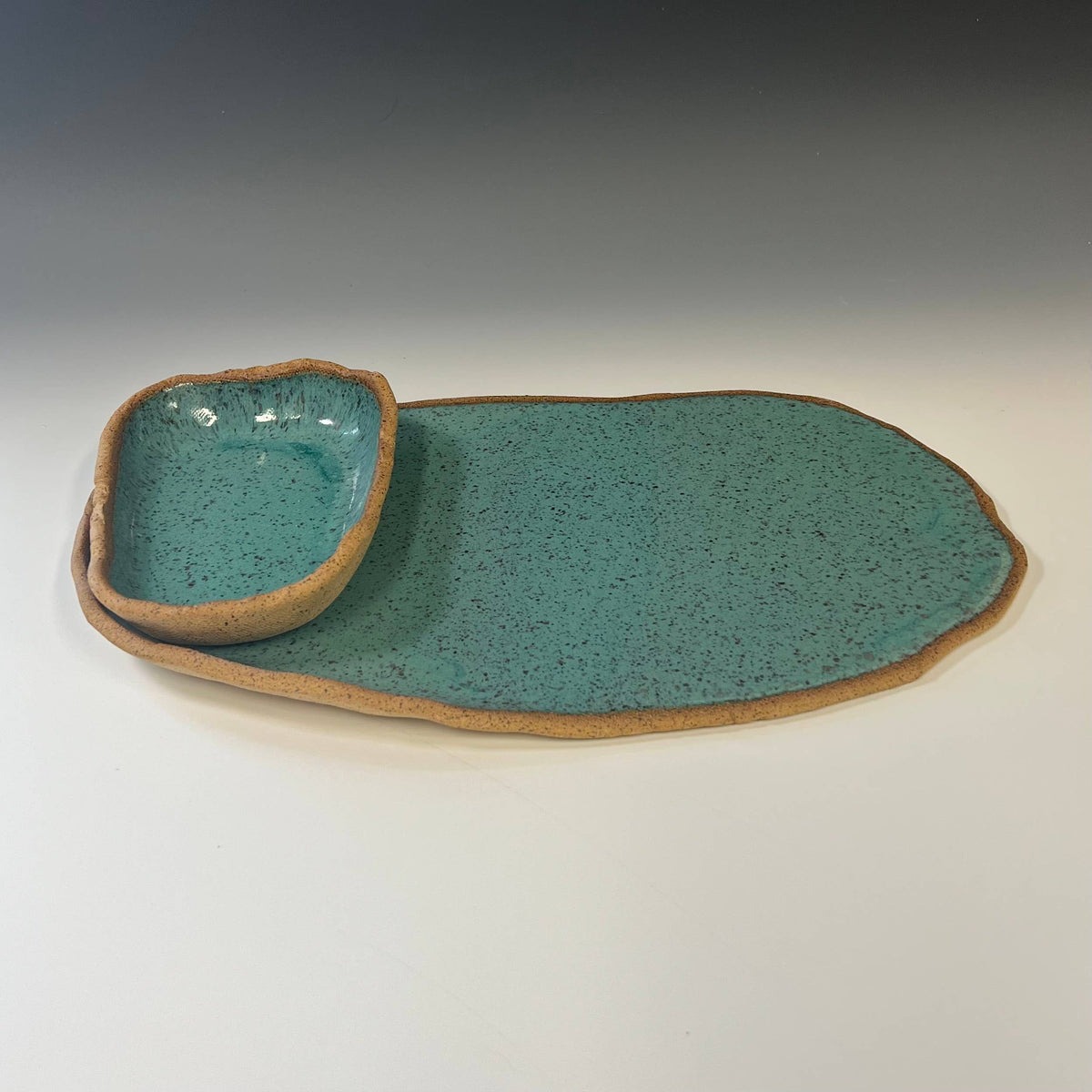 Pottery Bread & Oil Dipper