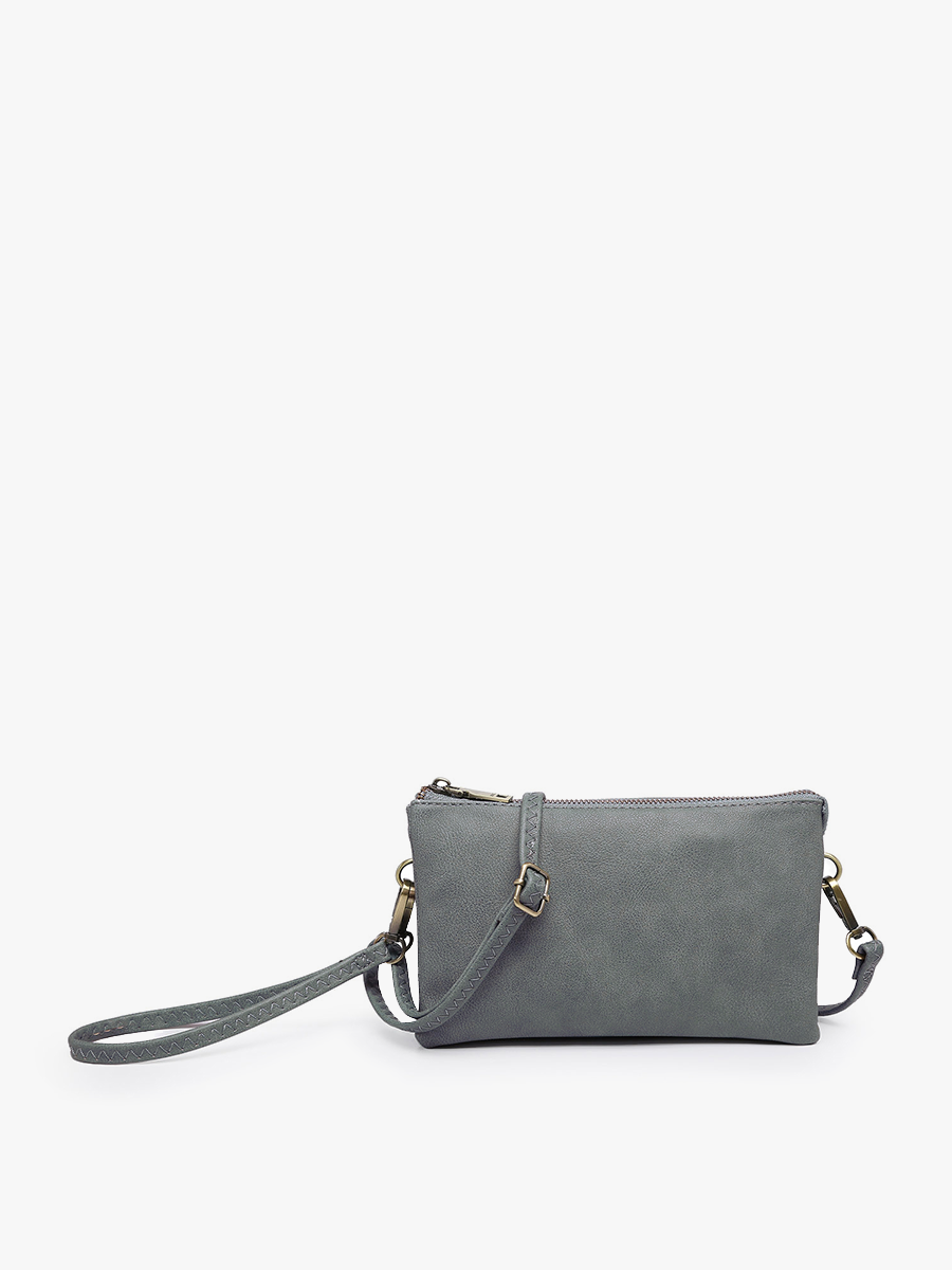Riley Monogrammable 3 Compartment Crossbody/Wristlet