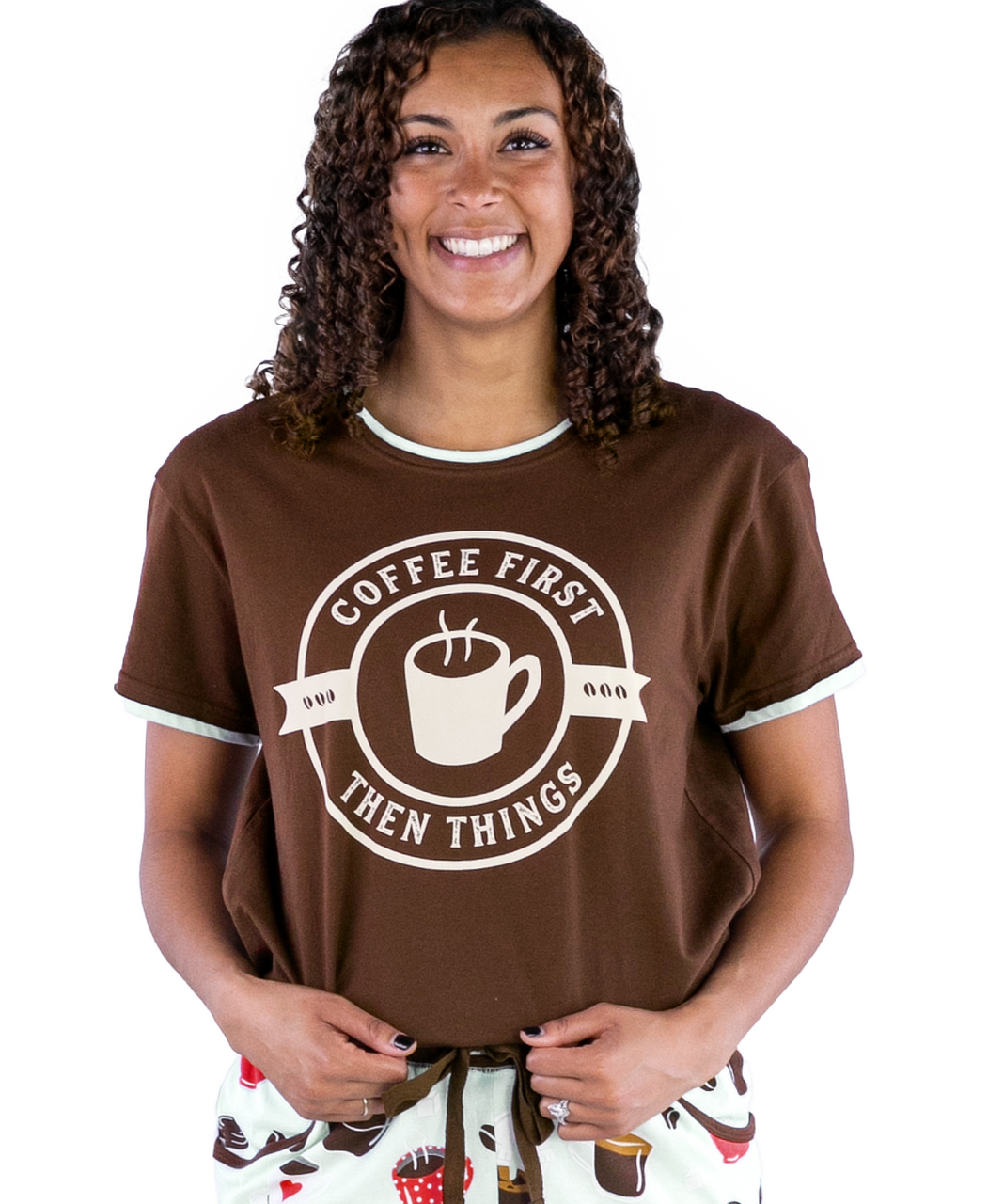 Coffee First Sleep Top