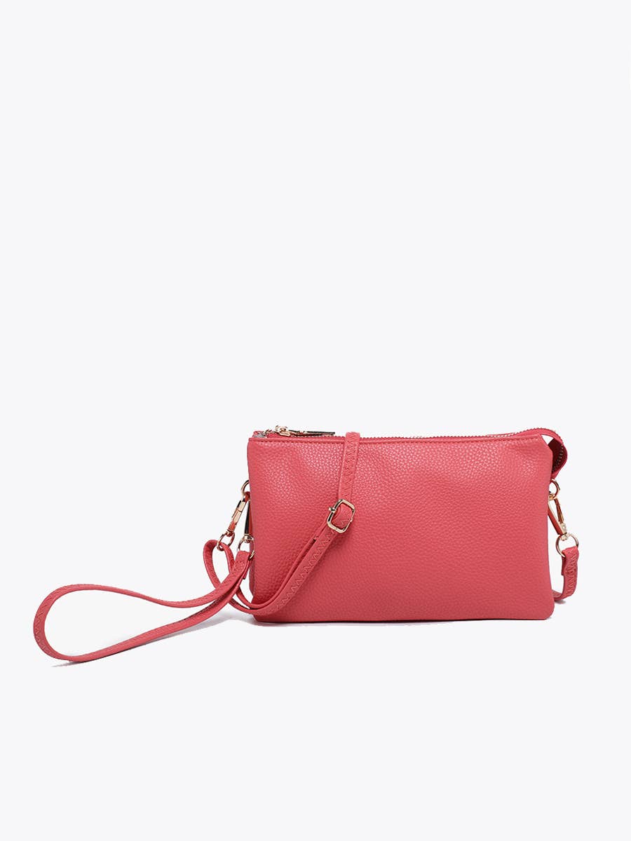 Riley Monogrammable 3 Compartment Crossbody/Wristlet