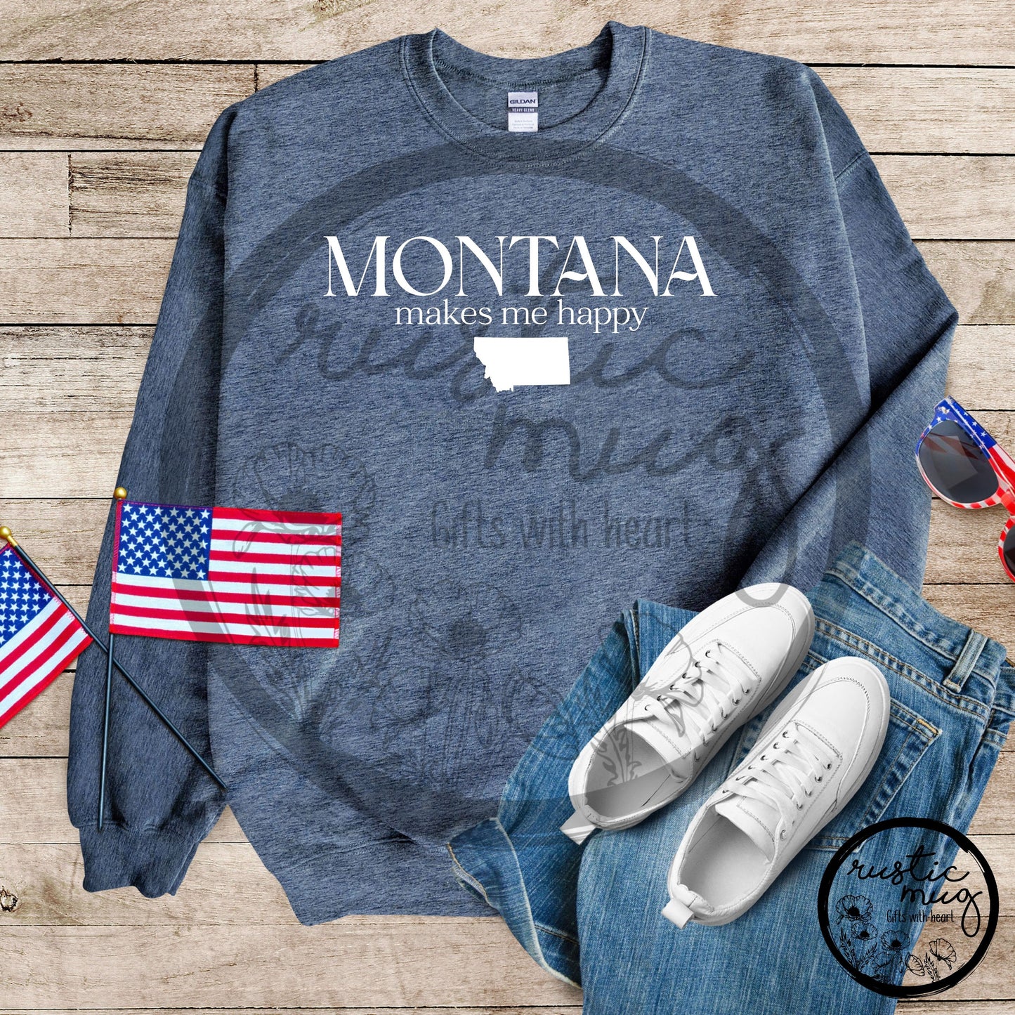 Montana Makes Me Happy Sweatshirt