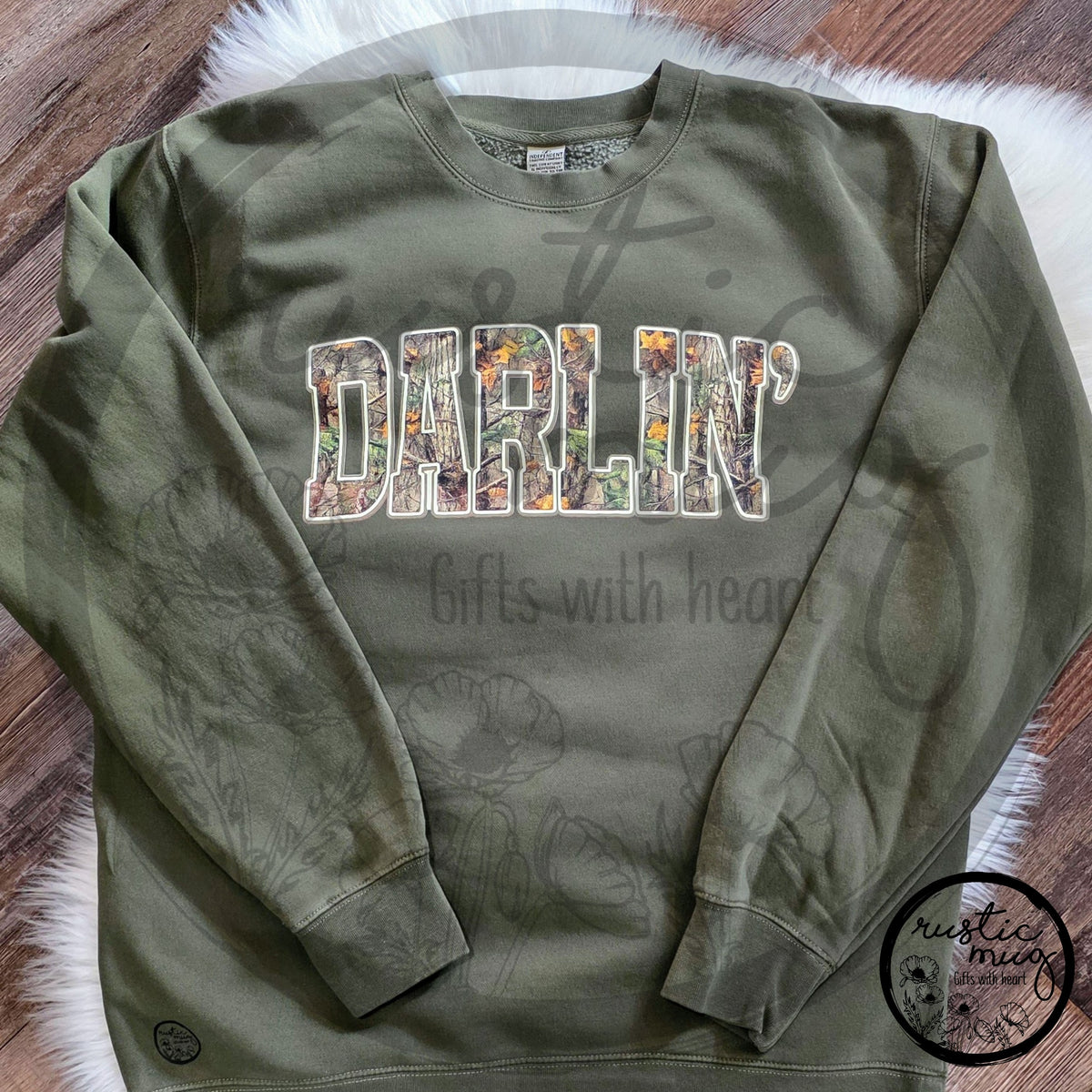 Camo Darlin' Pigment Dyed Sweatshirt