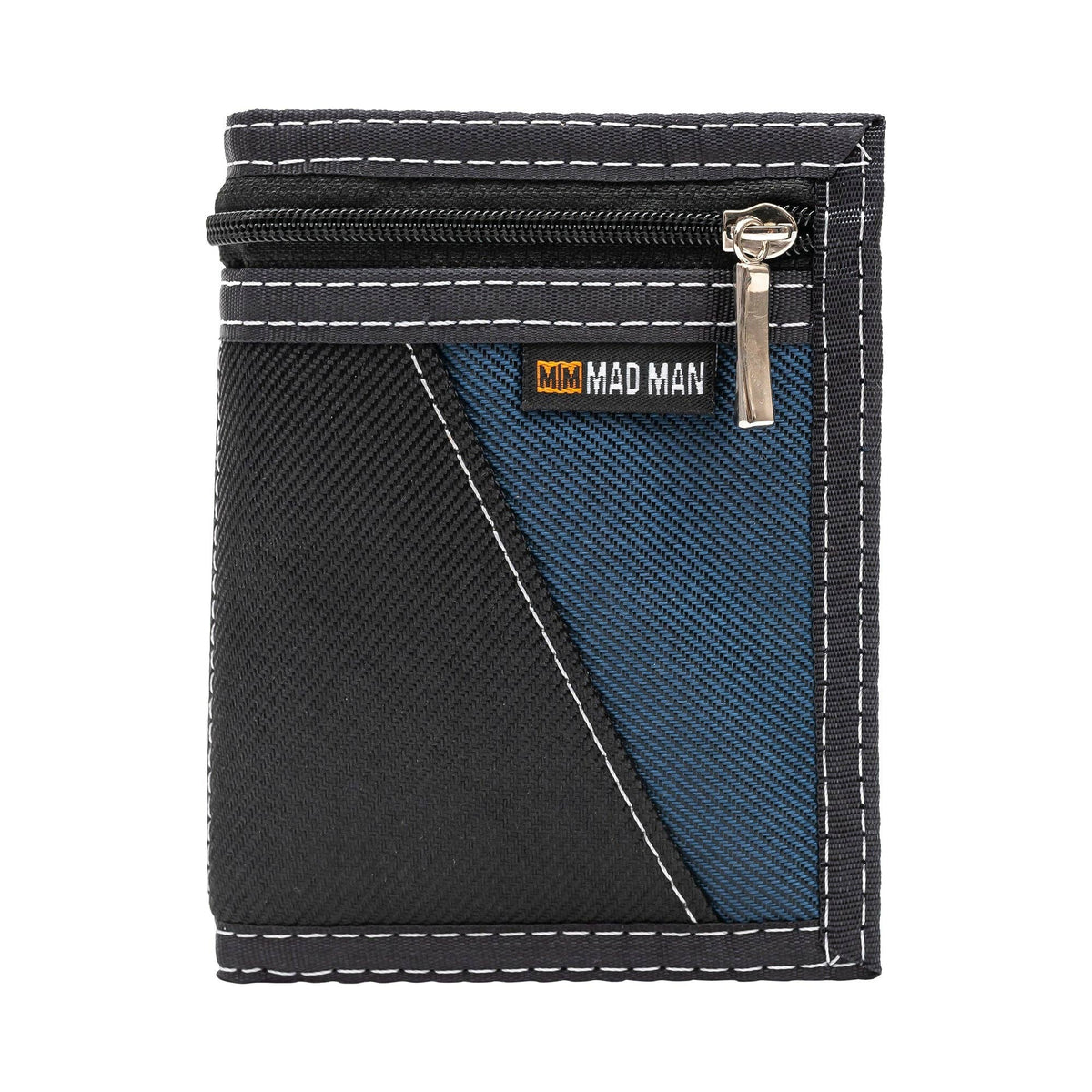 Canvas Leather Trifold Wallet