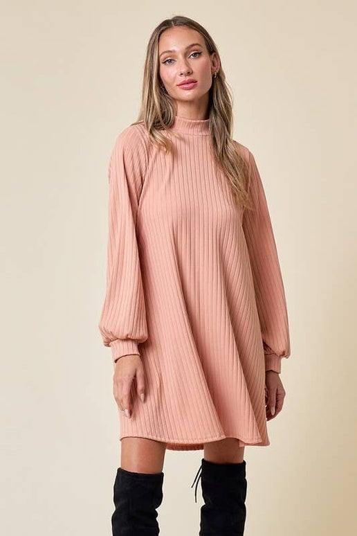 Aisha Long Sleeve Dress w/ Pockets