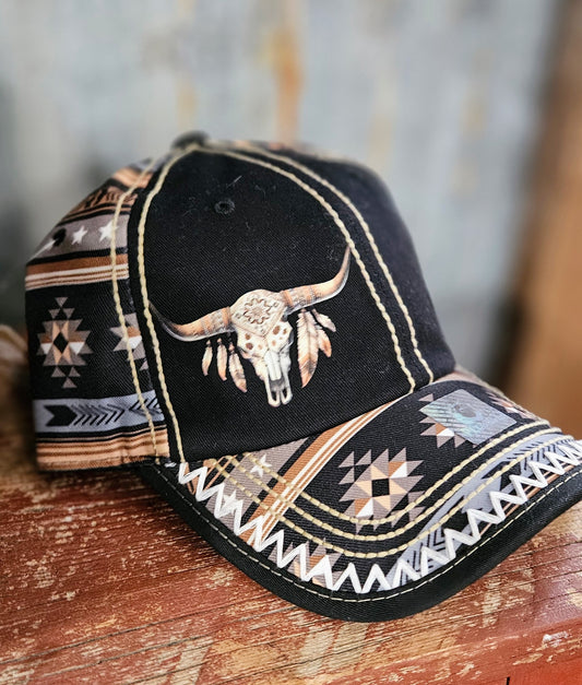 BoHo Skull Aztec Hat