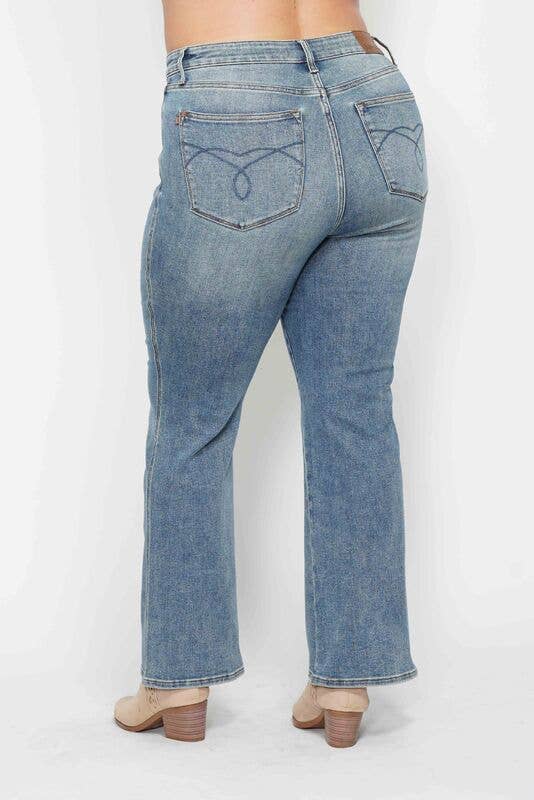 Plus Size HW Bootcut w/ Short Inseam by Judy Blue