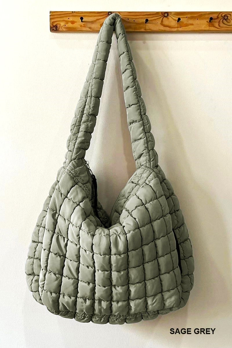 Premium Oversized Quilted Carryall Bag