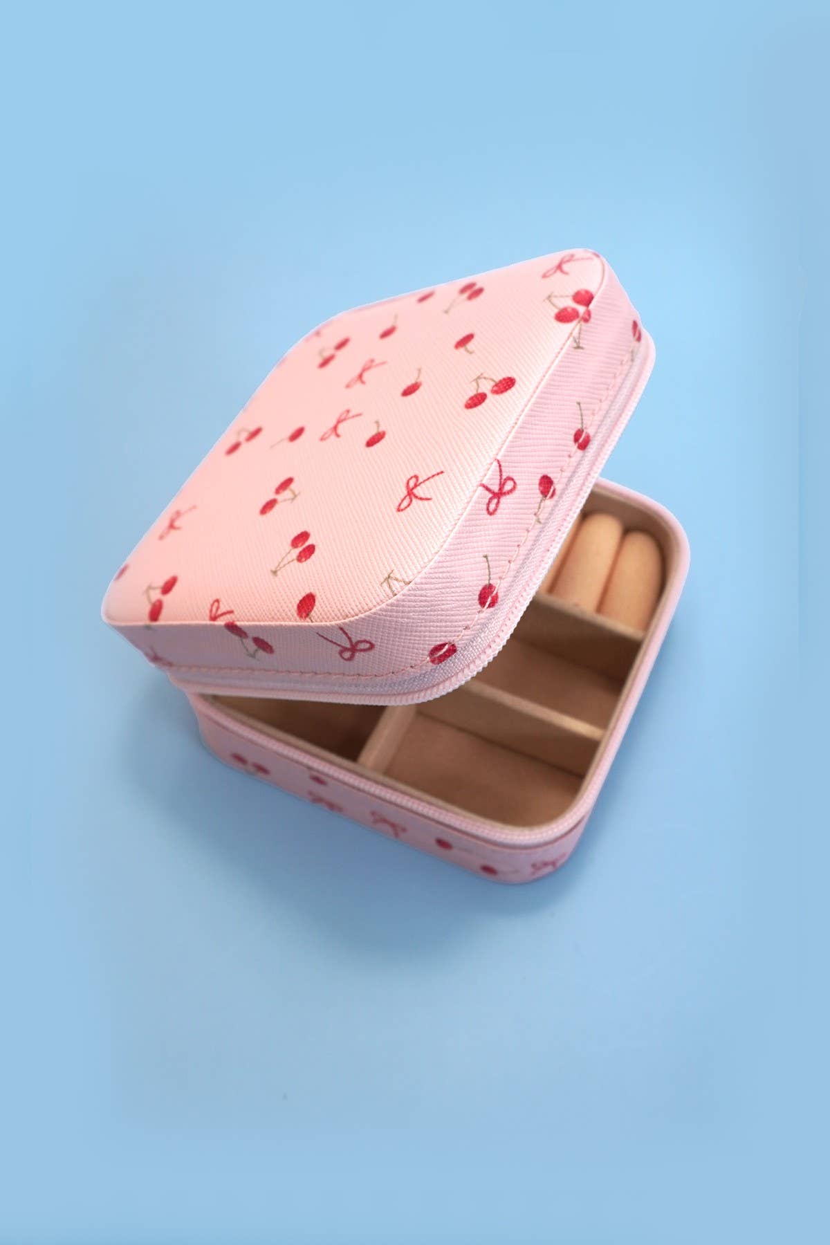 Bows & Cherries  Travel Jewelry Case