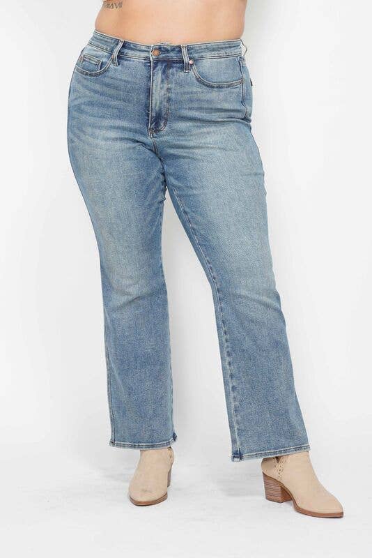 Plus Size HW Bootcut w/ Short Inseam by Judy Blue