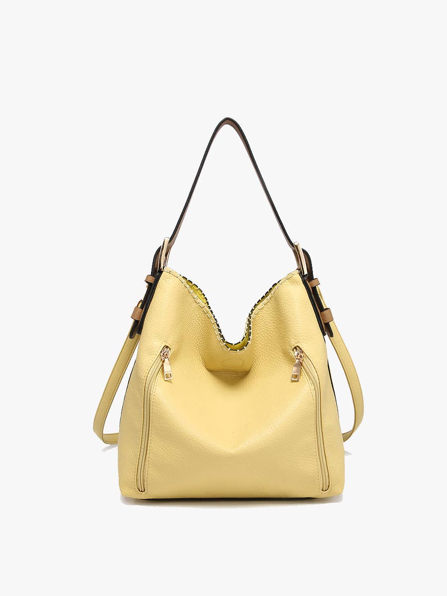 Alexa 2-in-1 Hobo Bag w/Dual Zip Compartments