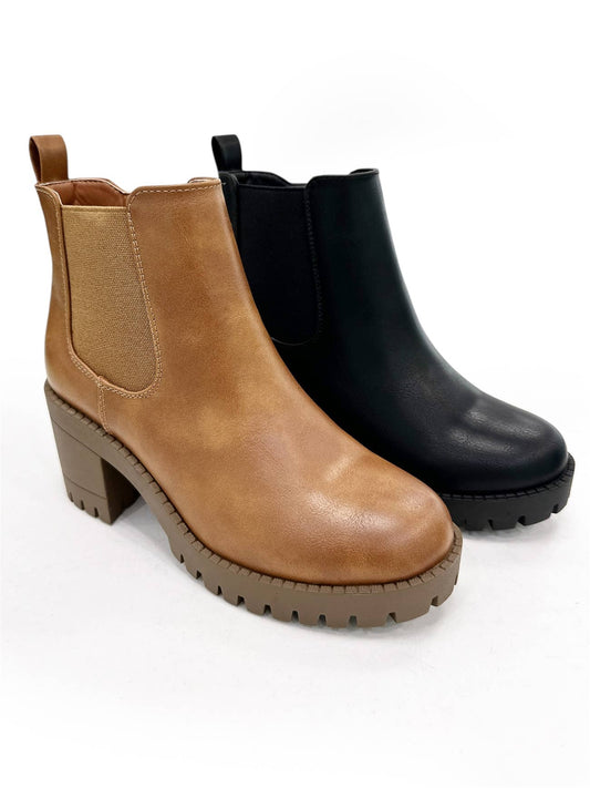 Bianca Block Heel Chelsea Bootie