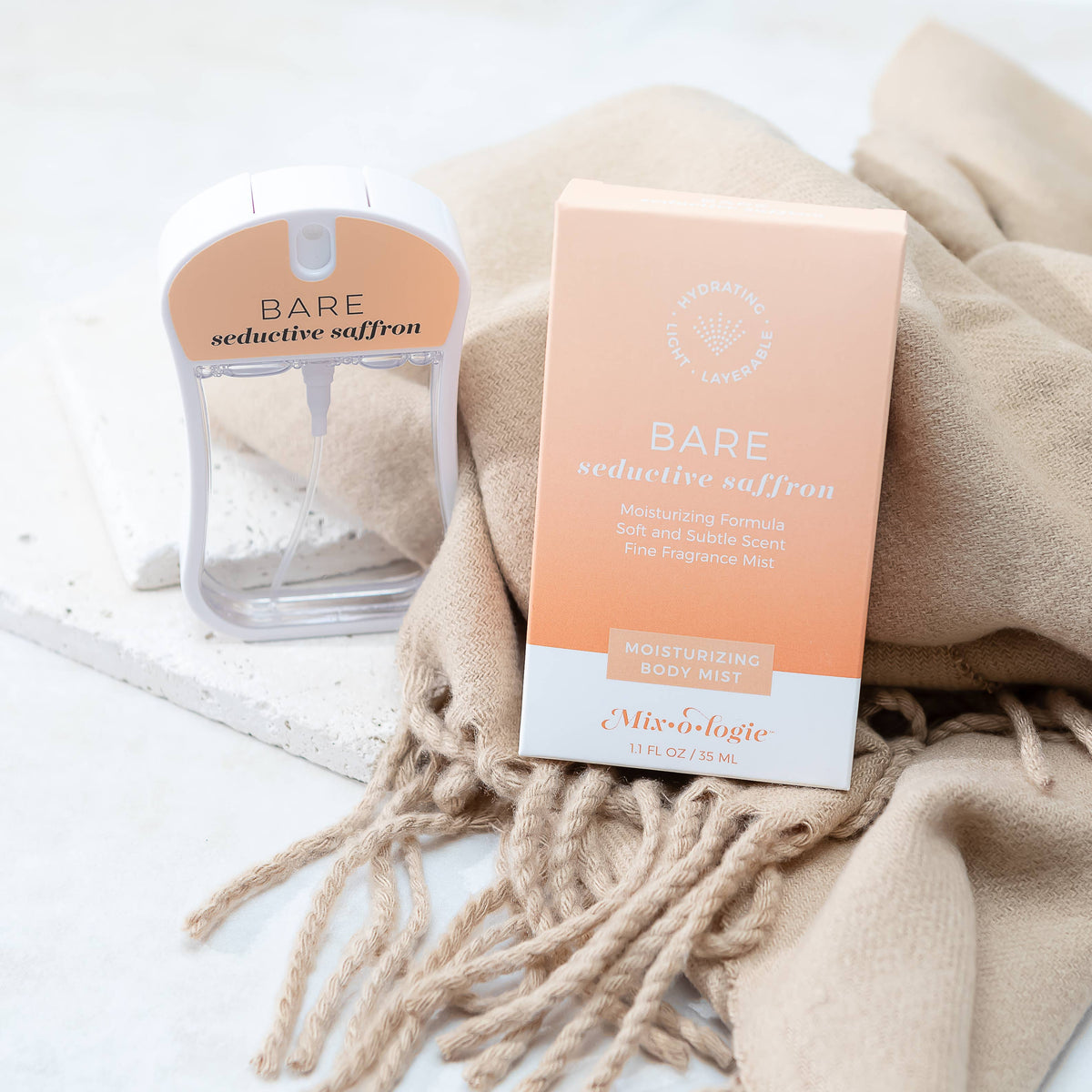 Mixologie - Bare (seductive saffron) | Moisturizing Body Mist (35 mL)
