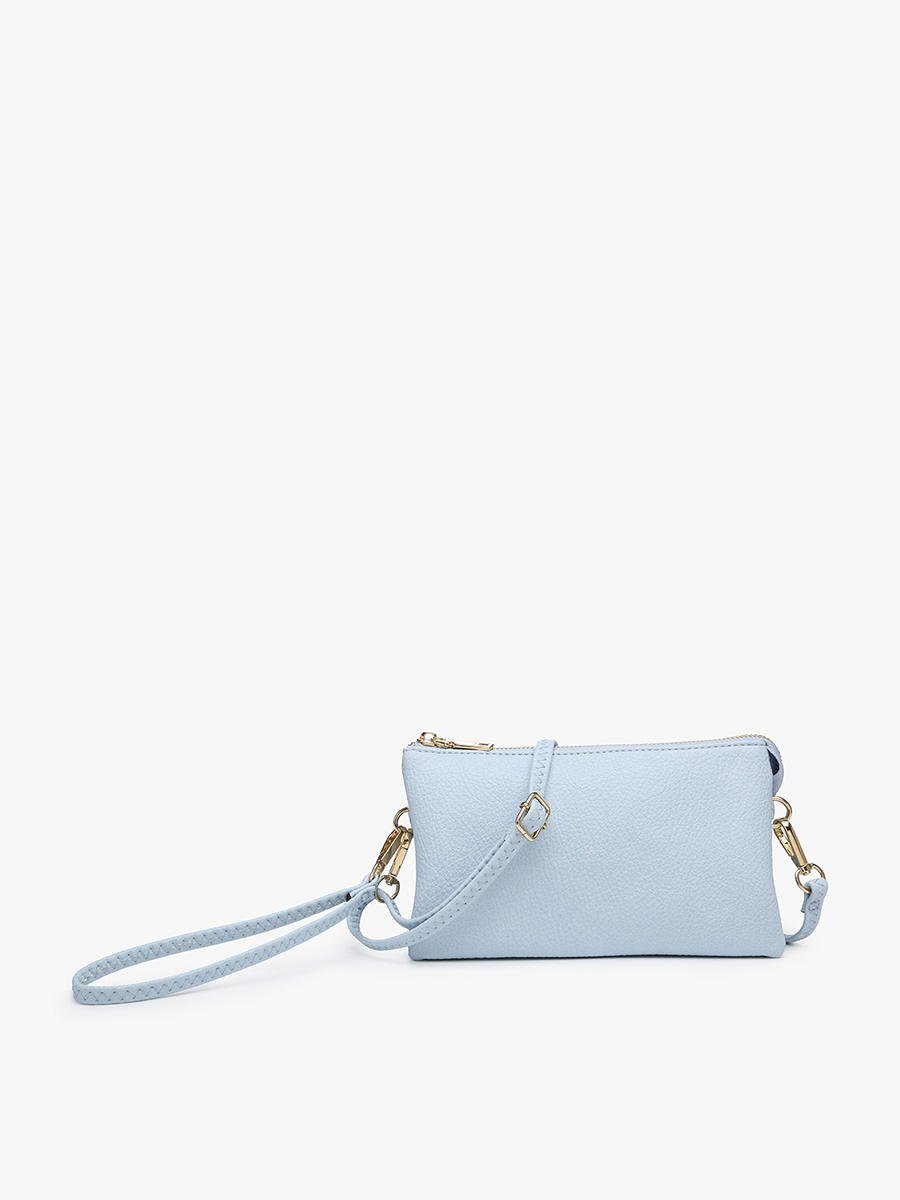 Riley Monogrammable 3 Compartment Crossbody/Wristlet