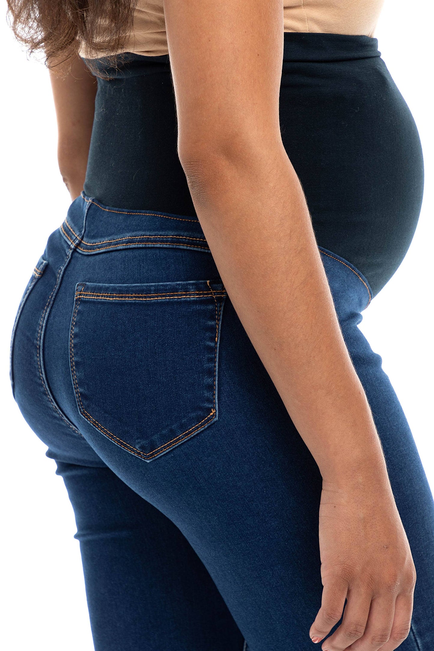 33" Better Butter Boot Cut Maternity Jean w/ Belly Band