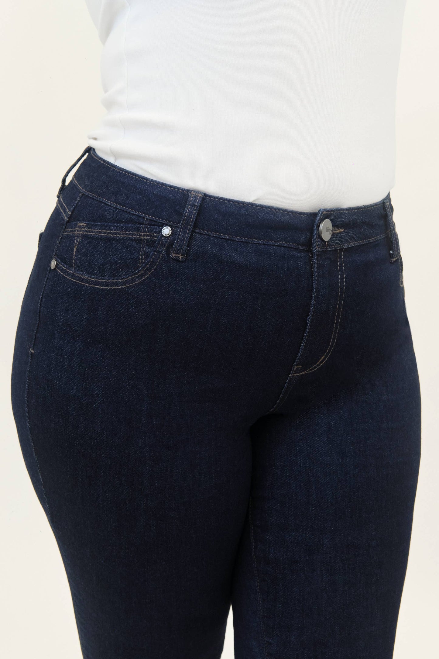 Plus Size Taylor Cropped Skinny Jean w/ Cuff