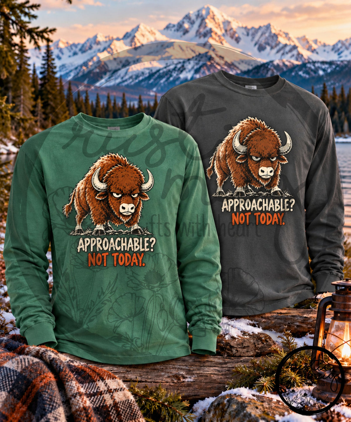 Approachable? Not Today. Buffalo Long Sleeve
