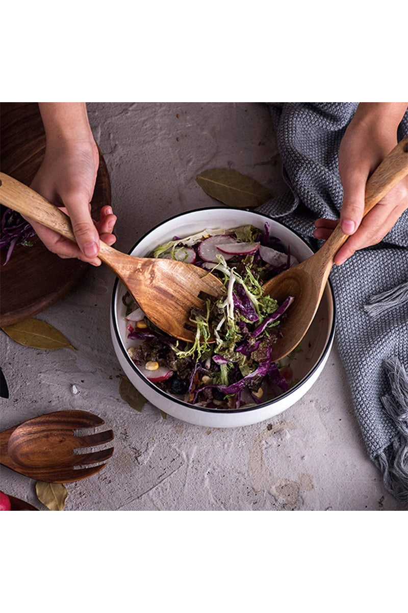 Natural Acacia Wood Cooking Utensils