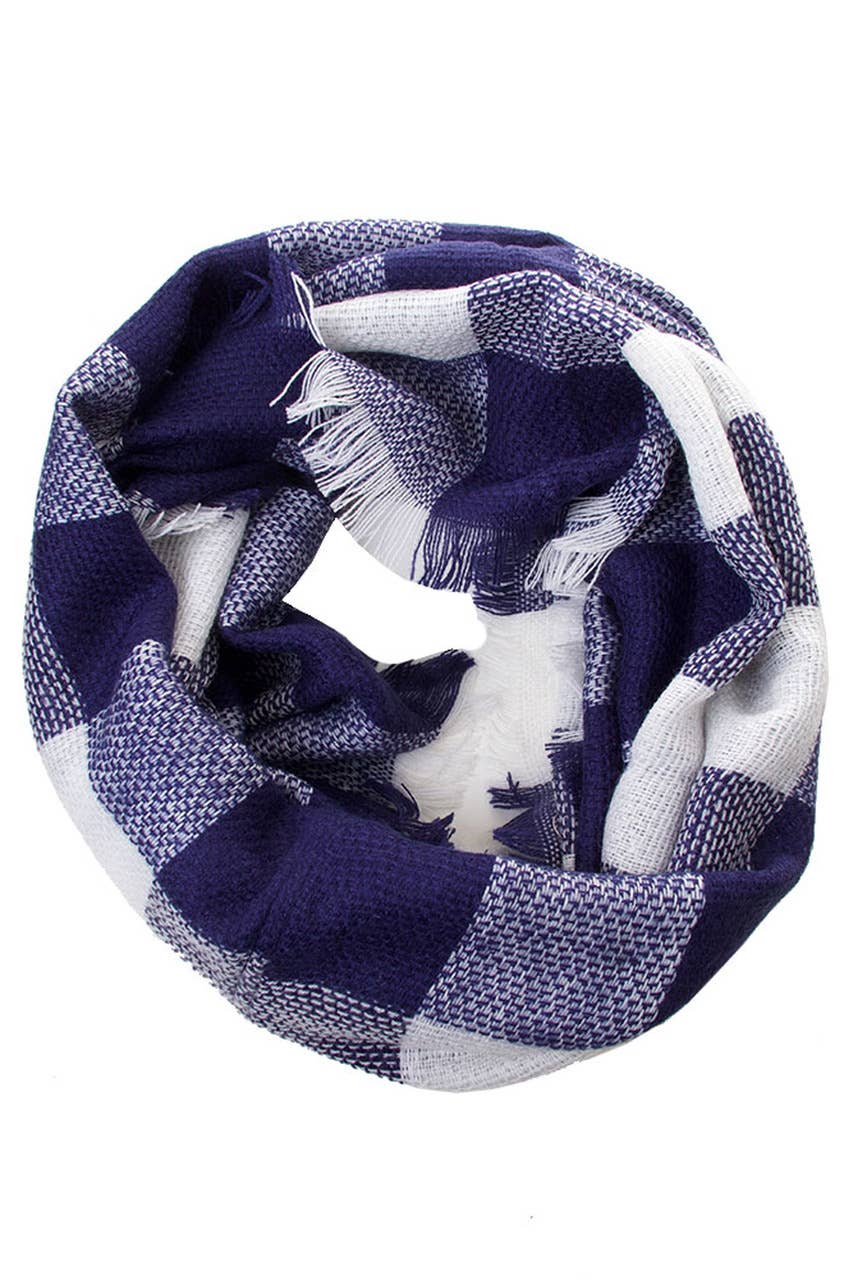 Buffalo Plaid Infinity Scarf